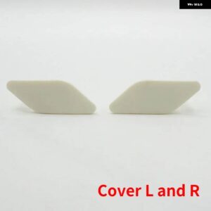ヘッドライト ヘッドランプ 水スプレーノズルウォッシャージェットカバー キャップ蓋 VW シロッコ 2009-2014 - Cover L R