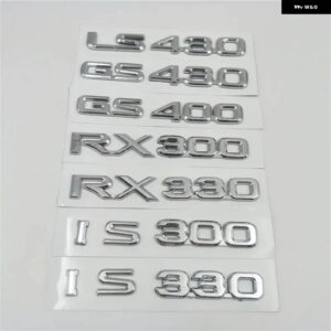 LS430 GS430 GS400 RX400 RX300 RX330 IS300 IS330 LX570 GX470 リアテールゲート エンブレムロゴ ステッカー - RX300