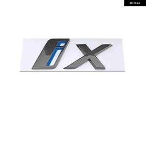 Iシリーズ I3 IX IX3 3D レターエンブレムロゴリアトランクスタイリング ステッカー 装飾 デカール カー - ix Glossy Black