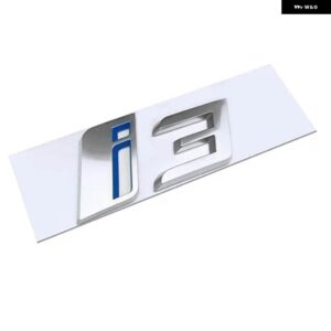 Iシリーズ I3 IX IX3 3D レターエンブレムロゴリアトランクスタイリング ステッカー 装飾 デカール カー - I3 Matte Silver