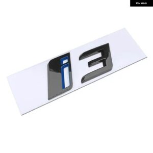 Iシリーズ I3 IX IX3 3D レターエンブレムロゴリアトランクスタイリング ステッカー 装飾 デカール カー - i3 Glossy Black