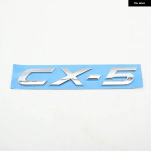 カー CX4 CX5 CX-4 CX-5 リアトランクエンブレムテールゲート 文字ロゴバッジ銘板自動 デカール - CX-5 Silver