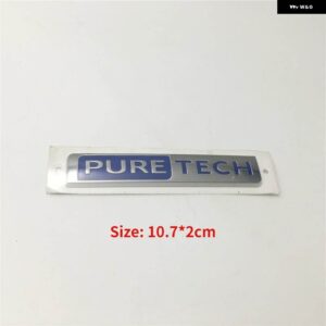 リアトランクロゴエンブレムテール銘板 ステッカー 306 207 301 307 308 406 408 508 2008 3008 4008 5008 THP ETHP ピュアテック - Big Puretech