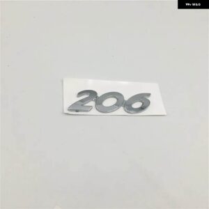 リアトランクロゴエンブレムテール銘板 ステッカー 306 207 301 307 308 406 408 508 2008 3008 4008 5008 THP ETHP ピュアテック - 206