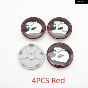 4個 ホイールセンターキャップ 装飾 ハブカバー HSV クーペ V2-VY VZ VE VF EX GTS コモドール 63MM - 4pcs-set Red