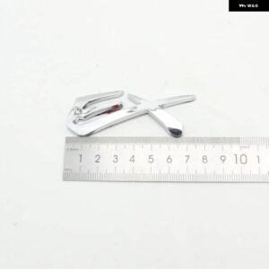 パジェロ モンテロランサー GLS EX V6 エンブレムリアトランクロゴサイドフェンダーマーク銘板自動車 デカール - EX silver