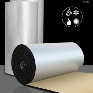 20MM トラックファイアウォール熱音デッドナー断熱マット遮音ウール熱音断熱パッド 50*100CM - 5mm 50x100cm