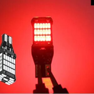 2X 信号灯 CANBUS T15 LED 電球 4014 45SMD オートリバースランプ用テール ブレーキ 電球白赤黄 6000K