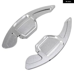 シフトパドル セアト レオン SC ST 5F FR キュプラ ATECA イビサ 6P タラコアルハンブラステアリング ホイール延長シフター DSG ステッカー - Silver