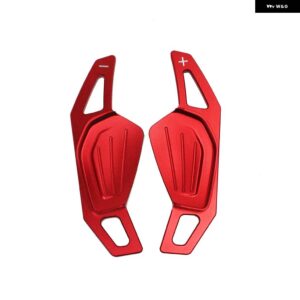 シフターパドル シュコダ ENYAQ IV オクタヴィアスカウト RS VRS A8 MK4 カロック KODIAQ 2021 スポーツラインステアリング ホイール DSG ギア延長 - Red