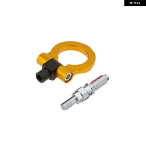 ミニクーパー R50/R52/R53/R55/R56 02-09 ネジ式フロントリア レーシング 牽引フックキット ホット - Gold