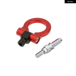 ミニクーパー R50/R52/R53/R55/R56 02-09 ネジ式フロントリア レーシング 牽引フックキット ホット - red