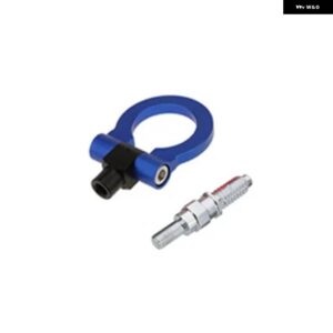 ミニクーパー R50/R52/R53/R55/R56 02-09 ネジ式フロントリア レーシング 牽引フックキット ホット - blue