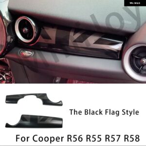 黒旗カー用品 ステッカー シェル 装飾 カバー ミニクーパー S JCW R53 R55 R56 R57 R58 R59 R60 R61 自動車 - Dashboard Cover