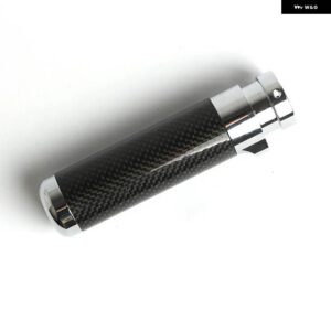 インナーハンド ブレーキ ハンドル 装飾 グリップ カバー トリムケースミニ 1 クーパー S JCW R55 R56 R57 R58 R59 カー - Carbon fiber pattern