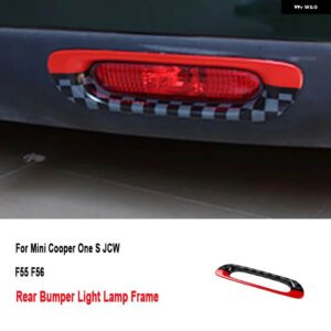 ジョンクーパーワークススタイルカー用品 ステッカー シェル 装飾 カバー ミニクーパー S JCW F55 F56 F57 F54 F60 自動車 - Rear fog lamps Cover