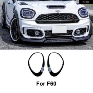 ヘッドライト ヘッドテールリアランプリムライトトリムリングカバー ミニクーパー ONE JCW F60 F54 自動スタイリング - For F60 headlight