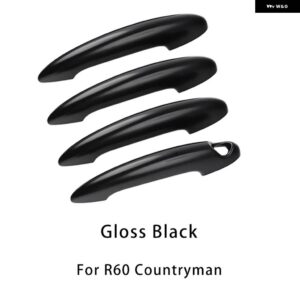 グロスブラック ドアハンドル カバー トリム外側ミニクーパー S R50 R52 R53 R55 R56 R57 R58 R59 R60 R61 - R60 Handle Cover