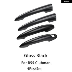 グロスブラック ドアハンドル カバー トリム外側ミニクーパー S R50 R52 R53 R55 R56 R57 R58 R59 R60 R61 - R55 Handle Cover