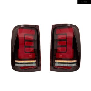 自動 テールライト LED リア テールライト ウィンカー ライト ブレーキ パーキングランプ ドライビング ランプ 2008-2022 VW アマロック V6 - Red