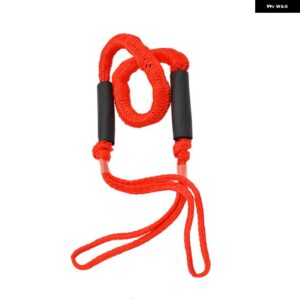 バンジードックライン係留ロープボート用 4 フィートロープロープバンジーコードドックラインボートカヤック - Orange