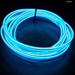 インテリア 装飾 ランプストリップムードランプ冷光 装飾 ダッシュボード コンソール 自動 LED アンビエントライト 3メートル - Blue