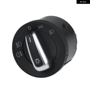 ヘッドライト スイッチ + クロームパワーサイドミラー スイッチ VW ゴルフ 5 6 ジェッタ 5 6 パサート B6 トゥーラン ティグアン シロッコ AMAROK - a