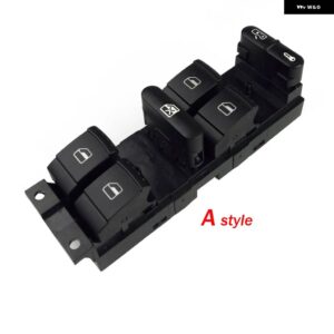黒ウィンドウ スイッチ コントロールパネルトリム VW パサート ジェッタ ゴルフ MK4 3B1867171 3B1867171E - Type A