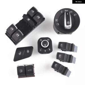 8ピース 窓 ヘッドライト 自動ミラー テールゲート 燃料ドアスイッチ VW パサート B6 ティグアン 3C0962125B 5ND959565A 5ND941431B - a