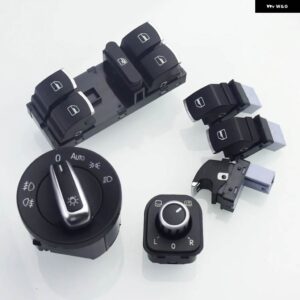 8ピース 窓 ヘッドライト 自動ミラー テールゲート 燃料ドアスイッチ VW パサート B6 ティグアン 3C0962125B 5ND959565A 5ND941431B - b