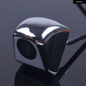 リアビューカメラ 金属製のフロントカメラ パークモニター リバースバックアップカメラ - gray