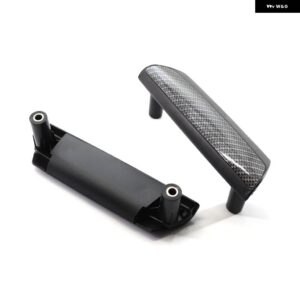 1ペア 車内 ドアハンドル カバー 左フロント右 VW トランスポーター T5 マルチバンカラベルユーロバン 2010 + - Carbon fiber color