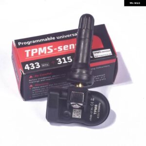 TPMS センサー MX タイヤセンサー 2IN1 金属ゴムステム プログラム可能なねじ込み式タイヤエア圧 センサー TS408 TS600 TS508 - 1PCS Rubber