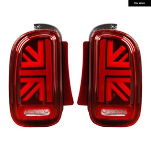 テールライト ミニクラブマンクーパー R55 2007-2013 MIZI フラグ LED DRL ウィンカーライト カー アセンブリ - 2PCS Red