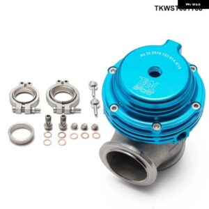 38MM アウターウェストゲート V バンドフランジ ターボ ウェストゲート スーパーチャージ ターボ マニホールド TKWST001T38 - Blue