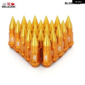 20ピース ブロックス レーシング スタイル 50MM アルミ拡張チューナーラグナットスパイク付きホイールリム M12X1.25 / M12X1.5 BLOX750DJT