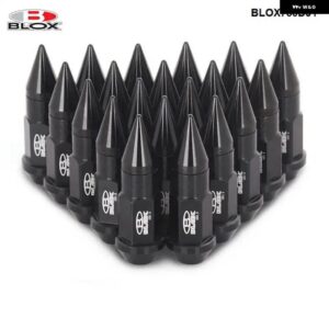 20ピース ブロックス レーシング スタイル 50MM アルミ拡張チューナーラグナットスパイク付きホイールリム M12X1.25 / M12X1.5 BLOX750DJT