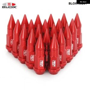 20ピース ブロックス レーシング スタイル 50MM アルミ拡張チューナーラグナットスパイク付きホイールリム M12X1.25 / M12X1.5 BLOX750DJT
