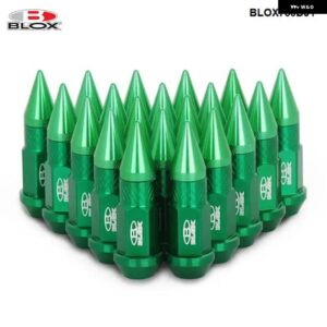 20ピース ブロックス レーシング スタイル 50MM アルミ拡張チューナーラグナットスパイク付きホイールリム M12X1.25 / M12X1.5 BLOX750DJT