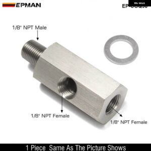 1/8インチ BSPT 1/8インチ NPT M10 油圧センサー ティー NPT アダプター ターボ 供給フィードラインゲージ EP-CGQ197 - CGQ98