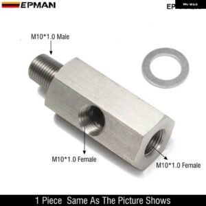 1/8インチ BSPT 1/8インチ NPT M10 油圧センサー ティー NPT アダプター ターボ 供給フィードラインゲージ EP-CGQ197 - CGQ68
