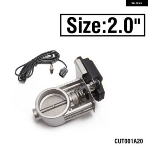 2インチ /2.25インチ /2.5インチ /2.75インチ /3インチ 排気 制御 バルブ /排気カットアウトバルブ - 排気キャットバック縦樋用低圧 EP-CUT001A25 - size 2.0 inch