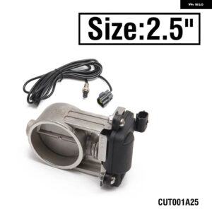2インチ /2.25インチ /2.5インチ /2.75インチ /3インチ 排気 制御 バルブ /排気カットアウトバルブ - 排気キャットバック縦樋用低圧 EP-CUT001A25 - size 2.5 inch