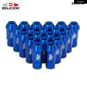 BLOX RACING 7075 アルミ ホイール ラグ ナット M12X1.25 / M12X1.5 L: 50MM 20個 EP-BLOX750