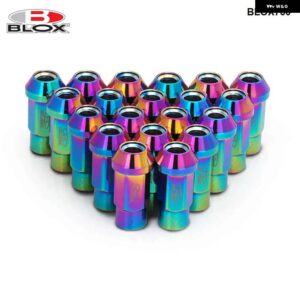 BLOX RACING 7075 アルミ ホイール ラグ ナット M12X1.25 / M12X1.5 L: 50MM 20個 EP-BLOX750