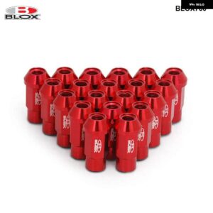 BLOX RACING 7075 アルミ ホイール ラグ ナット M12X1.25 / M12X1.5 L: 50MM 20個 EP-BLOX750