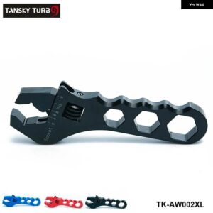 アジャスタブルANレンチ ホース フィッティングツール アルミアルマイトスパナ AN3-AN16 TK-AW002XL - black