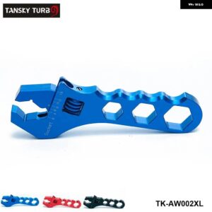 アジャスタブルANレンチ ホース フィッティングツール アルミアルマイトスパナ AN3-AN16 TK-AW002XL - Blue