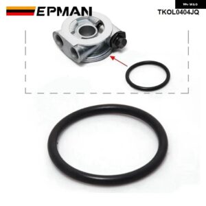 オイルクーラーフィルター サンドイッチプレート+サーモスタットアダプター AN10AN8 フィッティング EP-OL0404 - O Ring Only
