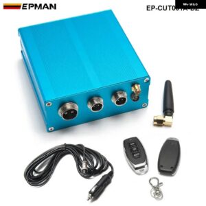 エキゾースト コントロールバルブ デュアルセット W リモートカットアウト コントロール 2インチ/2.25インチ/2.5インチ/2.75インチ/3インチパイプ用 2セット - EP-CUT001A-DZ
